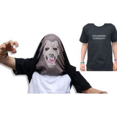 Obracacie strašidelné tričko Vlkodlak - L