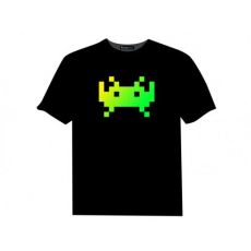 Tričko Space Invaders - Cool Green - L